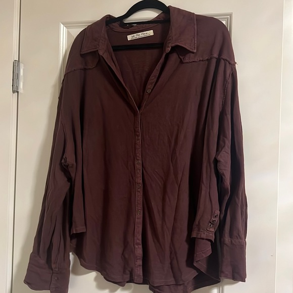 Free People button up Sahrah Star shirt - Picture 1 of 4